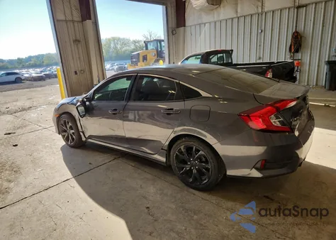 2021 Honda Civic Sport из США, поврежденный, VIN 2HGFC2F89MH528052